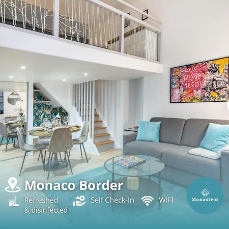 Frontiere Monaco - Appartement Belle Epoque - Al Beausoleil Exterior foto